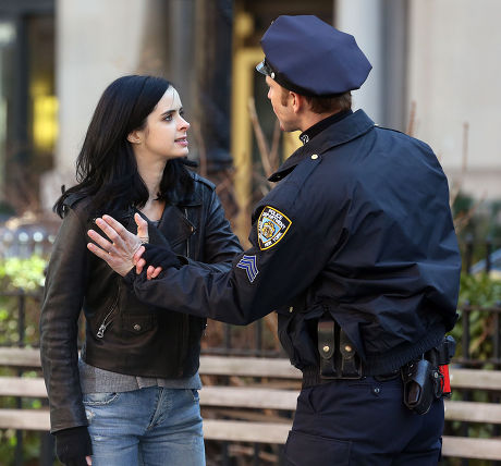 'AKA Jessica Jones' TV series on set filming, New York, America - 24 Mar 2015