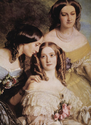 Empress Eugenie Surrounded By Her Ladies Editorial Stock Photo - Stock ...