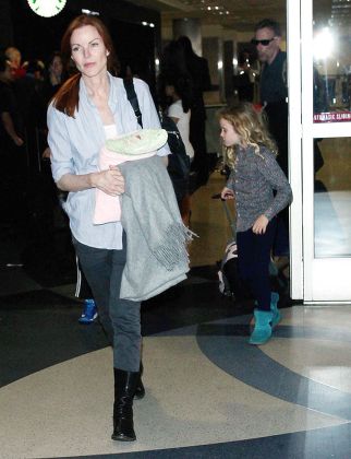 Marcia Cross arrives at LAX Airport, Los Angeles, America - 03 Apr 2015