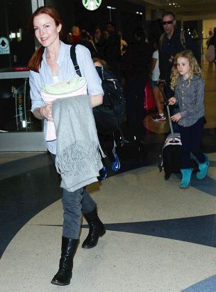 Marcia Cross arrives at LAX Airport, Los Angeles, America - 03 Apr 2015