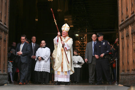 Easter Mass at St. Patrick's Cathedral, New York, America - 05 Apr 2015