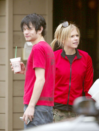 Avril Lavigne Deryck Whibley Editorial Stock Photo - Stock Image