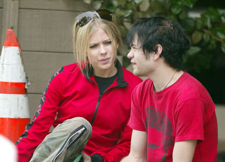 Avril Lavigne Deryck Whibley Editorial Stock Photo - Stock Image