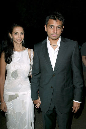 M Night Shyamalan Wife Bhavna Editorial Stock Photo - Stock Image