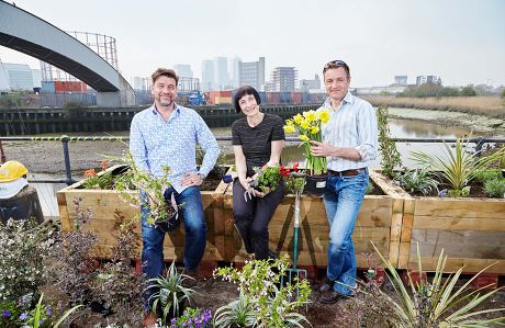 'Greener Streets: Better Lives' gardening campaign launch, Cody Dock, East London, Britain - 10 Apr 2015