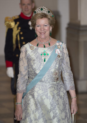 Queen Margrethe II 75th birthday dinner, Christiansborg Palace, Copenhagen, Denmark - 15 Apr 2015