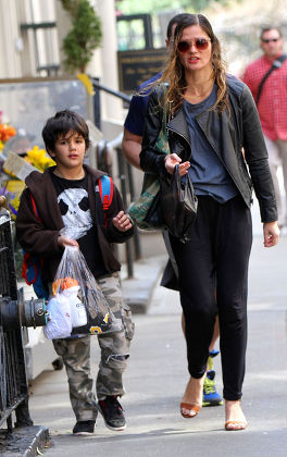 Photo de Jill Hennessy  & son fils  Gianni Mastropietro