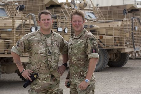 Bomb Disposal Experts Staff Sergeant Lee Hughes Right And His Younger Brother Warrant Officer Kim Hughes Who Was Awarded The George Cross After An Earlier Tour. See Ian Drury Story.
