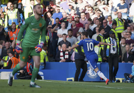 Eden Hazard Chelsea Celebrates Scoring Chelseas Editorial Stock Photo