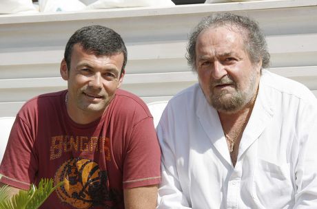 Richard Anthony and son Xavier Anthony in Saint Tropez, France - 01 Jul 2008