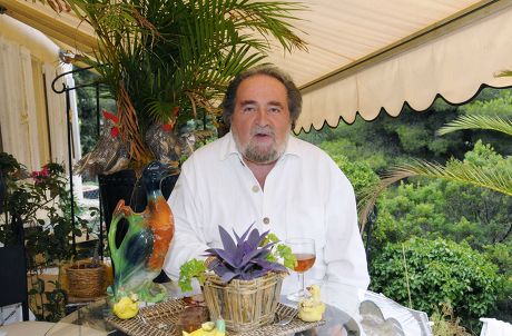 Richard Anthony at home in Cannes, France - 01 Aug 2008