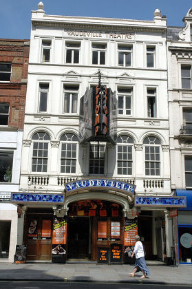 Vaudeville Theatre On Strand London Britain Editorial Stock Photo ...