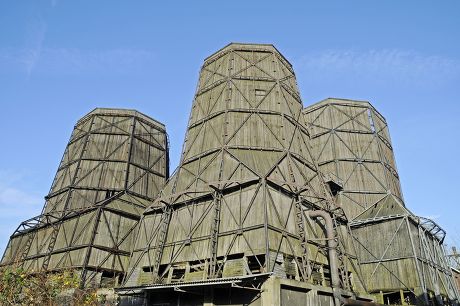 Cooling Towers Hansa Coking Plant Industrial Editorial Stock Photo ...