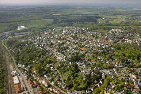 Aerial Photo Froendenberg Ruhrgebiet Area North Editorial Stock Photo ...