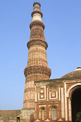 Qutb Minar Alai Darwaza Unesco World Editorial Stock Photo - Stock 