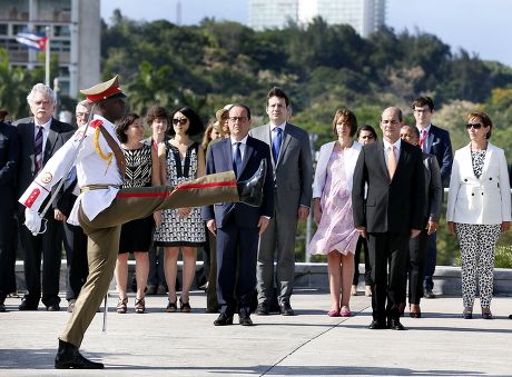French President Francois Hollande visit to Cuba - 11 May 2015