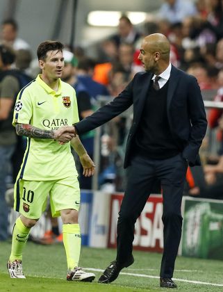 Pep Guardiola Lionel Messi Editorial Stock Photo - Stock Image ...