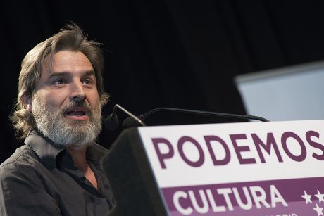 PODEMOS cultural program presentation in Madrid, Spain - 12 May 2015