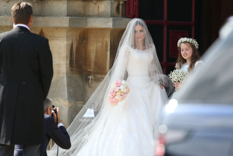 Wedding of Geri Halliwell and Christian Horner, St Mary's Church, Woburn, Britain - 15 May 2015