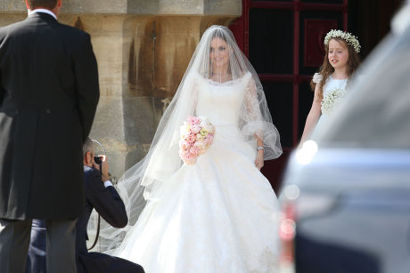 Wedding of Geri Halliwell and Christian Horner, St Mary's Church, Woburn, Britain - 15 May 2015