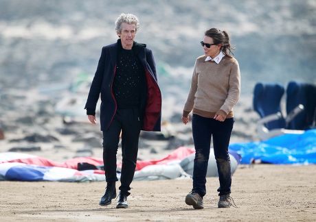 'Doctor Who' TV show on set filming, Barry, Wales, Britain - 17 May 2015