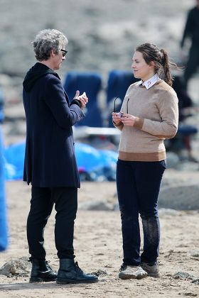 'Doctor Who' TV show on set filming, Barry, Wales, Britain - 17 May 2015