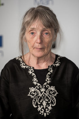 Author Fanny Howe poses during a photo-shoot before the announcement of the 2015 Man Booker Prize winner at the Victoria and Albert Museum.