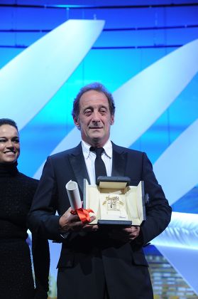 Actor Vincent Lindon Holds Best Actor Editorial Stock Photo - Stock ...