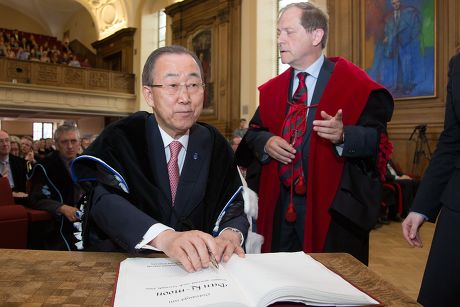 Ban Ki-Moon visit to Brussels, Belgium - 28 May 2015