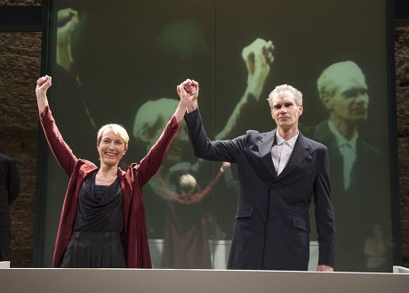 'Oresteia' Play performed at the Almeida Theatre, London, UK, 4 Jun 2015