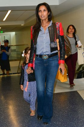 Padma Lakshmi departing LAX Airport, Los Angeles, America - 04 Jun 2015