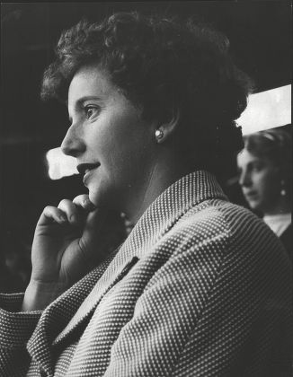 Mrs Mal Anderson Watching Her Husband Editorial Stock Photo - Stock