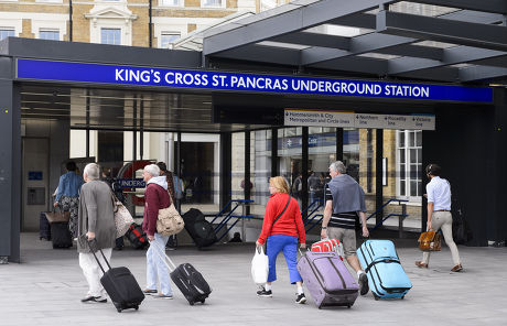 Kings Cross Underground Station Editorial Stock Photo - Stock Image
