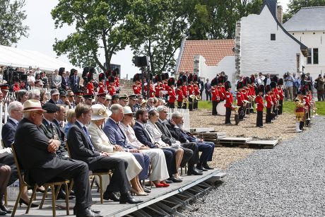 Commemoration of the Bicentenary of the Battle of Waterloo, Hougoumont Farm, Braine-l ' Alleud, Belgium - 17 Jun 2015