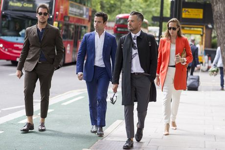 Street Style at London Collections: Men, Spring Summer 2016, London, Britain - 15 Jun 2015