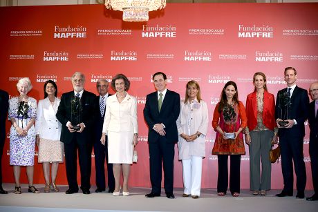 Mapfre Foundation Awards ceremony, Madrid, Spain - 18 Jun 2015