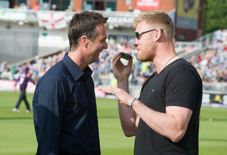 Freddie Flintoff Michael Vaughan Watches T Editorial Stock Photo Stock Image Shutterstock Shutterstock Editorial