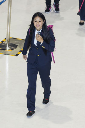 Japanese Women's Football Team arrive at Narita International Airport, Narita, Japan - 07 Jul 2015