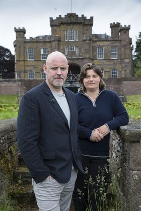 Geoff Ellis and Anna Roberts at Strathallan Castle, Scotland, Britain - 26 Jun 2015