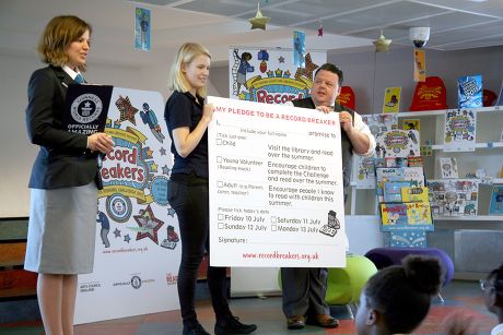 Summer Reading Challenge, Record Breakers, Canada Water, London, Britain - 10 July 2015