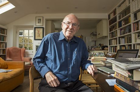 Clive James at home, Cambridge, Britain - 17 Apr 2015