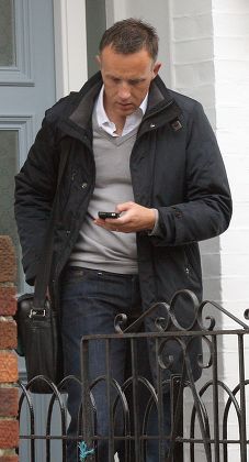 Frederic Michel leaves his home in Putney, London, Britain - 24 Apr 2012