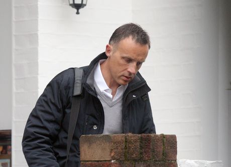 Frederic Michel leaves his home in Putney, London, Britain - 24 Apr 2012