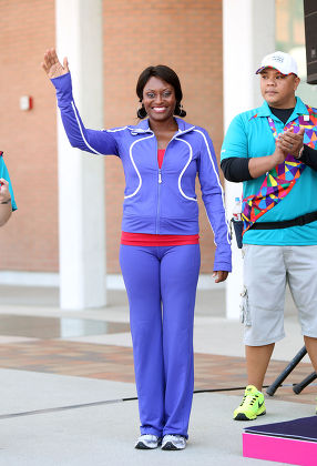 Special Olympics Games, Track and Field Medal Ceremony, Los Angeles, America - 26 Jul 2015