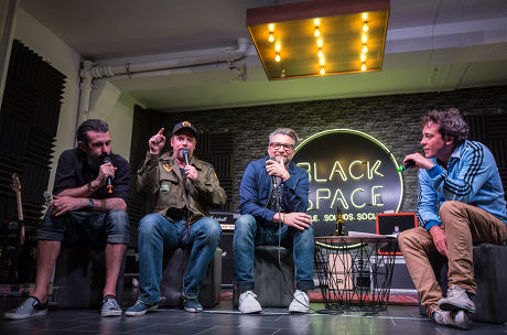 Q&A session at Lynx Black Space, London, Britain - 29 Jul 2015