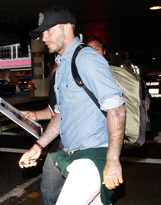 David Beckham LAX Airport July 11, 2016 – Star Style Man