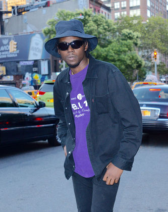 Theophilus London out and about, New York, America - 05 Aug 2015