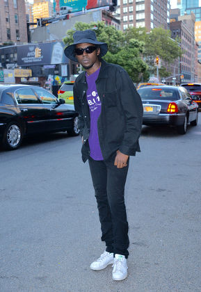 Theophilus London out and about, New York, America - 05 Aug 2015