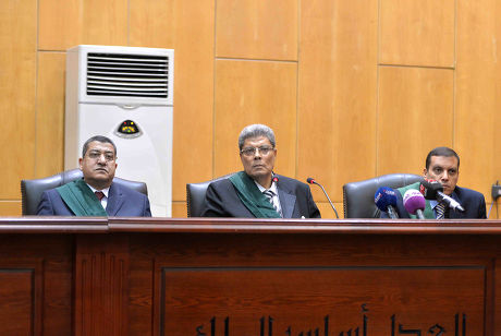 Trial of Gamal and Alaa Mubarak, Cairo, Egypt - 11 Aug 2015