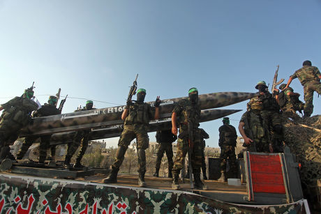 Members Ezzedeen Alqassam Brigades Armed Wing Editorial Stock Photo ...